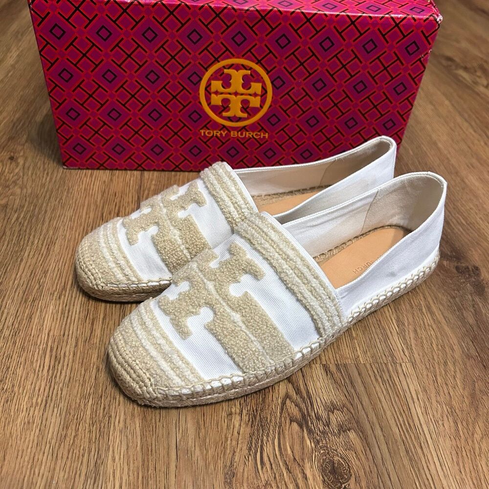 Tory Burch  NEW espadrilles flats slip on shoes women’s Size 7